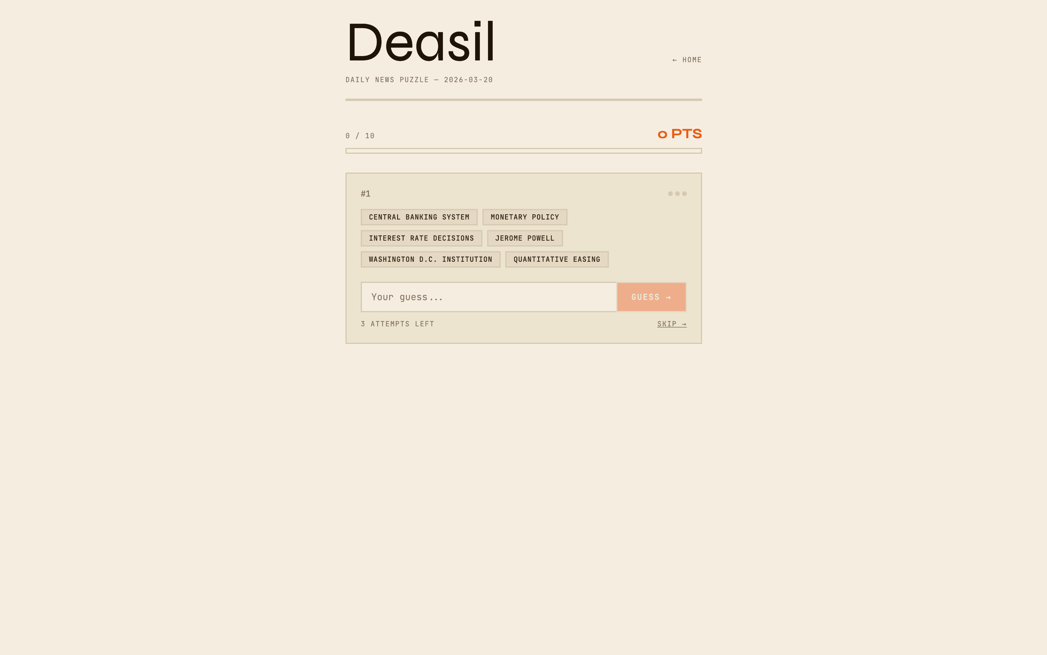 Game in progress